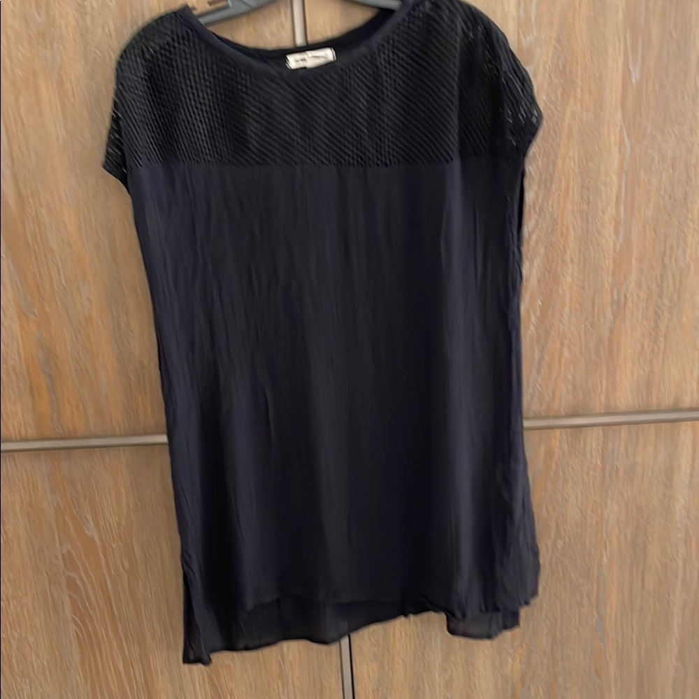 Billabong Black Pleated Swim Coverup